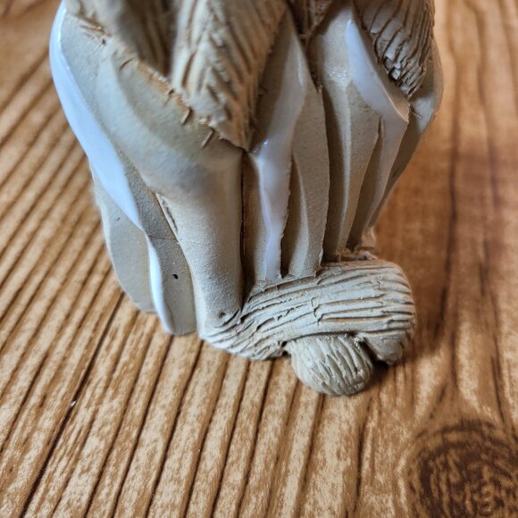 Vintage Artesania Rinconada Collie Dog figurine Handmade Uruguay Ceramic 3" tall - Picture 12 of 15